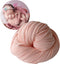 Zeroest Newborn Photography Stretch Wrap Boy Girl Baby Wraps Photography Props Baby Photo Prop Stretch Blanket for Baby (Light Orange)...